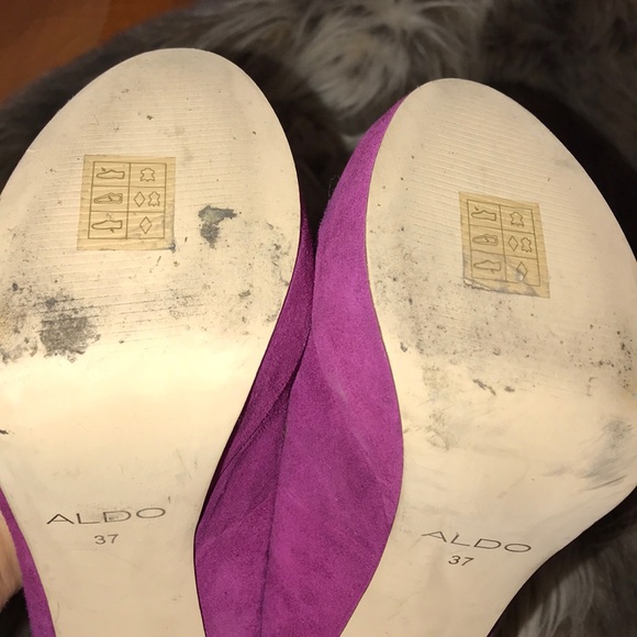Aldo violet 6 inch heels used once. - Picture 4 of 5